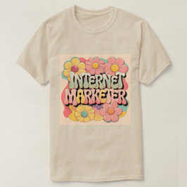 T-Shirt do Internet Marketer de Potência Flor