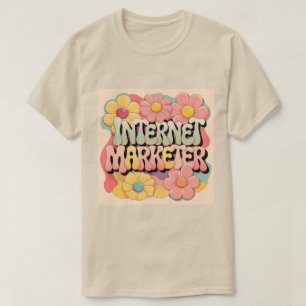 T-Shirt do Internet Marketer de Potência Flor
