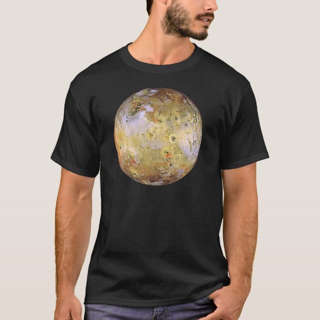 T-shirt ~ do IO da LUA de JUPITER do PLANETA (sistema (Frente)