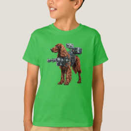 T-Shirt do Irish Setter Robot Kid