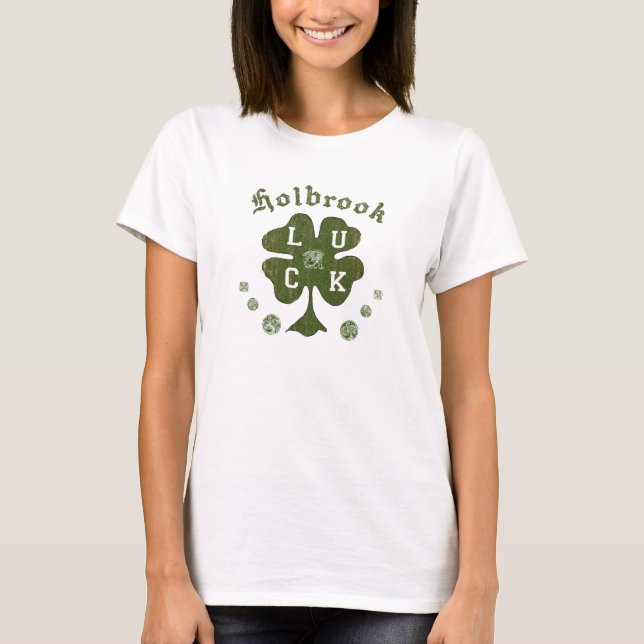 T-shirt do irlandês de Holbrook Massachusetts (Frente)
