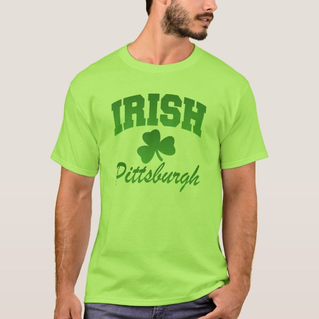 T-shirt do irlandês de Pittsburgh (Frente)