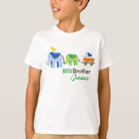 T-shirt do irmão da caminhada do elefante