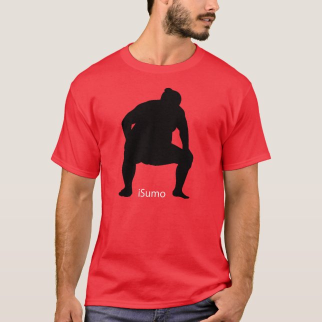 t-shirt do iSumo - t-shirt gordo do homem (Frente)