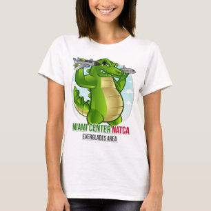 T-shirt do jacaré das mulheres