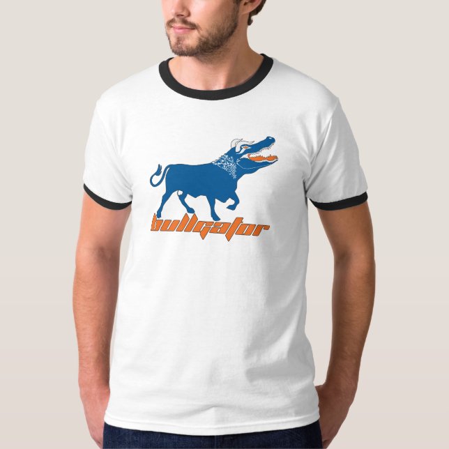 T-shirt do jacaré de Bull (Frente)
