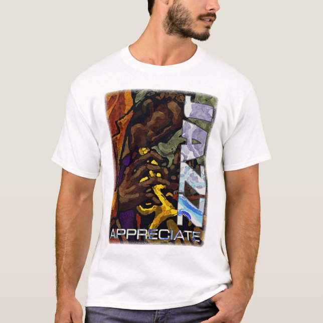 T-shirt do jazz de EAR2002D (Frente)