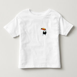 T-shirt do jérsei da multa da criança de Toucan,