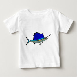 T-shirt do jérsei da multa do bebê do Sailfish