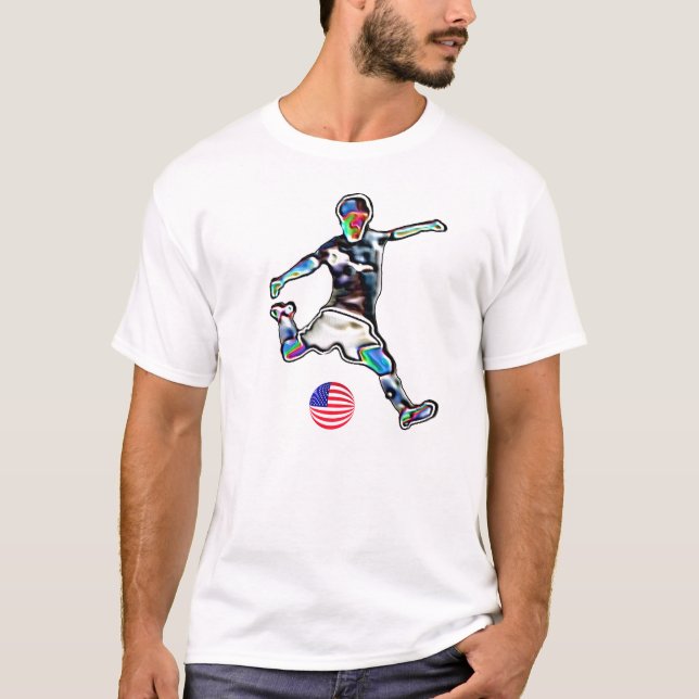T-shirt do jérsei de futebol do futebol de (Frente)