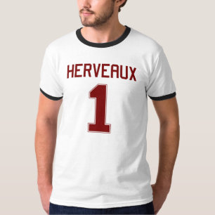 T-shirt do jérsei do futebol de Herveaux #1