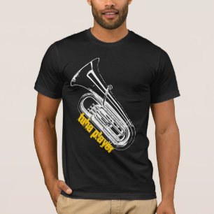 T-shirt do jogador da tuba