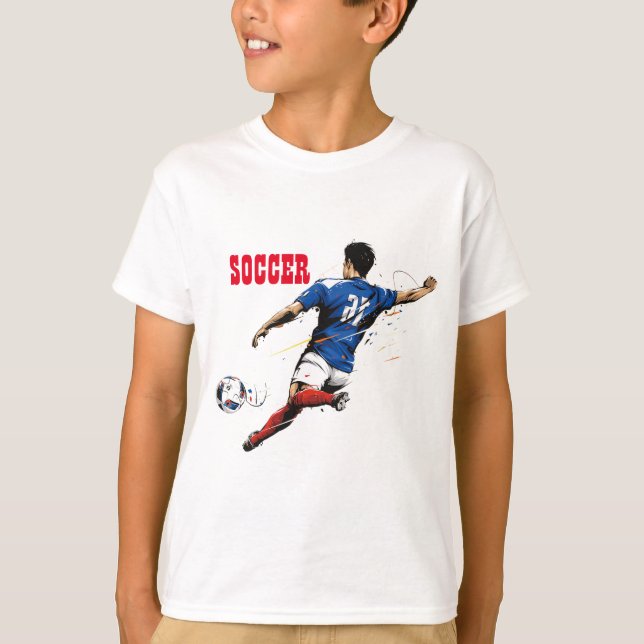 T-Shirt do Jogador de Futebol (Frente)