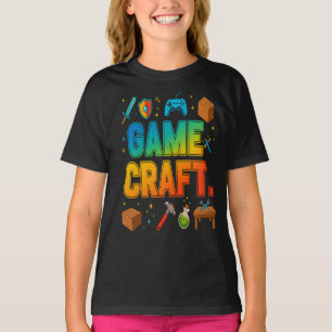 T-Shirt do Jogador de Retro-Artesanato de Jogo