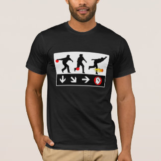 t-shirt do jogo do lance da bola de fogo da