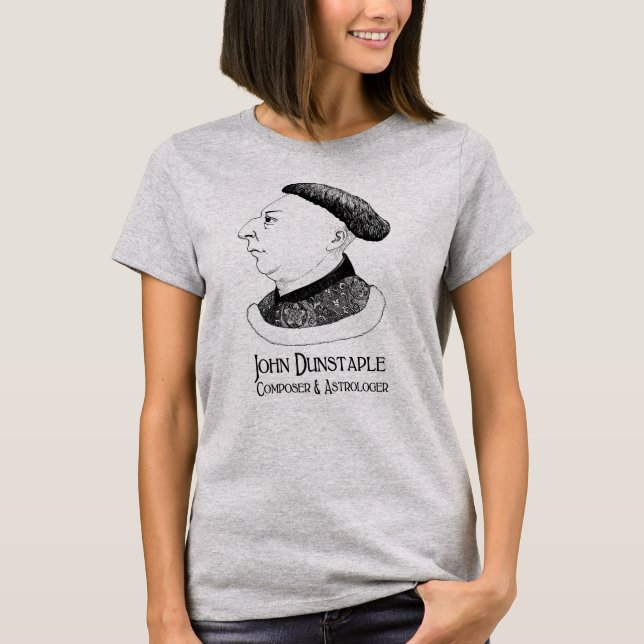 T-shirt do John Dunstaple das mulheres (Frente)