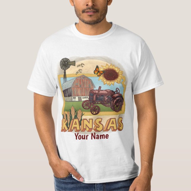 t-shirt do Kansas (Frente)