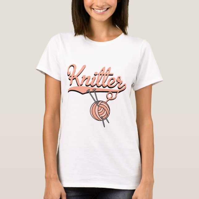 T-shirt do Knitter (Frente)