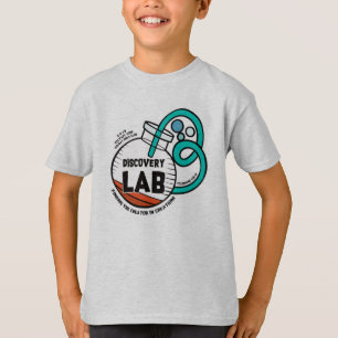 T-shirt do laboratório da descoberta