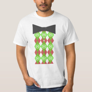 T-shirt do laço do Natal