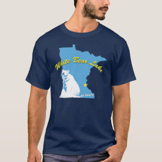 T-shirt do lago bear branco