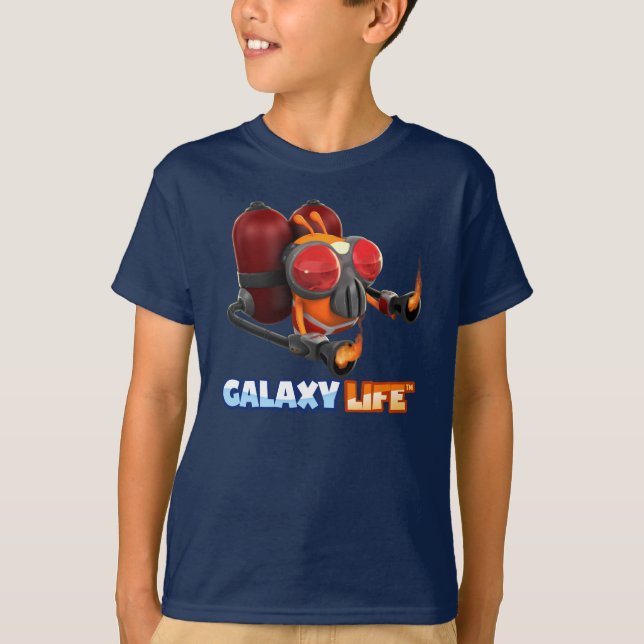 T-shirt do lança-chamas (Frente)