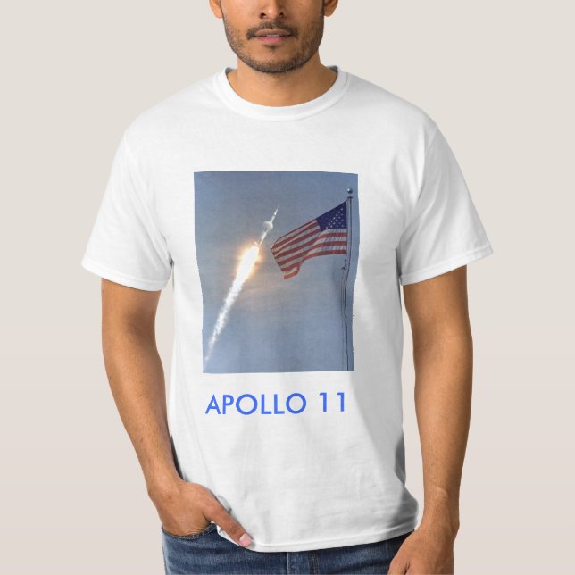 t-shirt do lançamento de Apollo 11 (Frente)