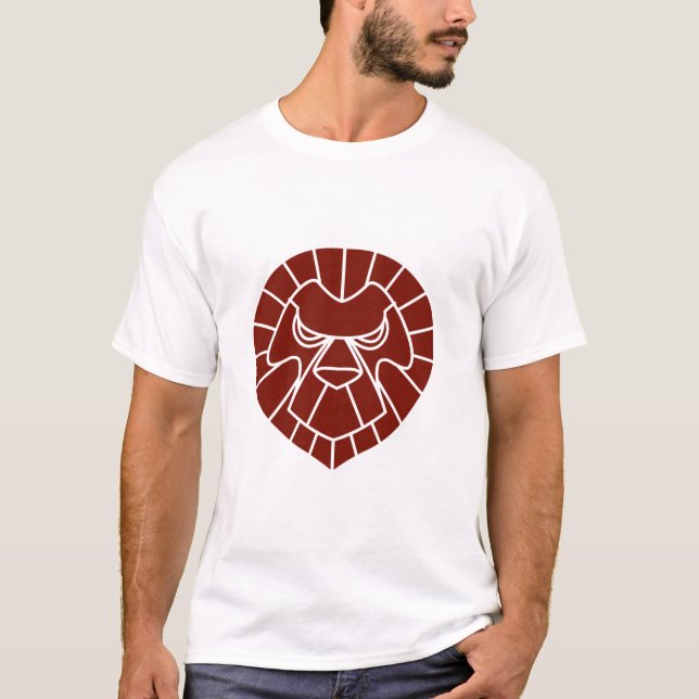 T-shirt do leão das karmas de Jackie (Frente)