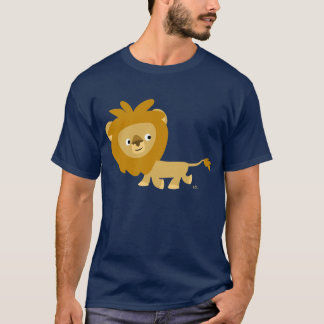T-shirt do Leão de Cartoon Andando