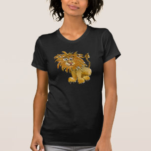 T-Shirt do Leão de Cartoon e presentes de Roupa