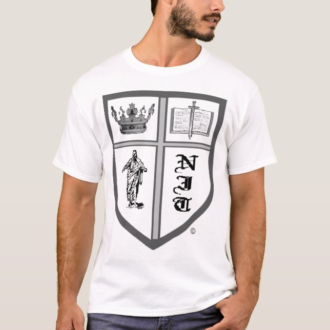 t-shirt do lêndea-sheild-logotipo (Frente)