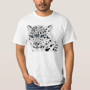 T-shirt do leopardo de neve