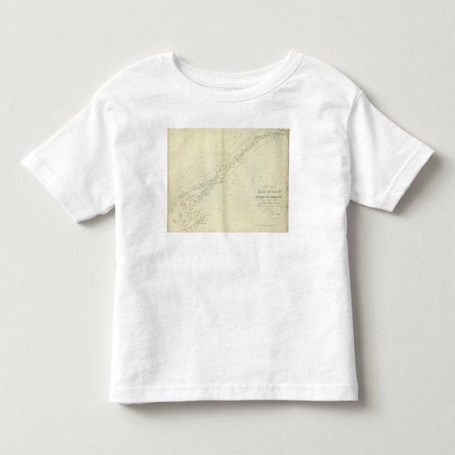 T-shirt Do leste. Extremidade de St. Lawrence do Lago (Frente)