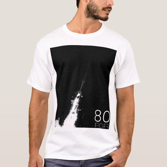 t-shirt do Liftoff 80FOR (Frente)