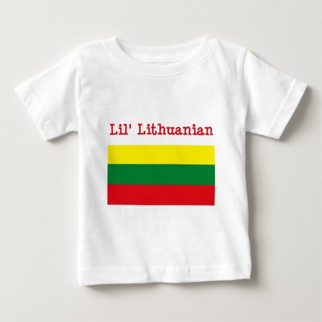 T-shirt do Lithuanian de Lil (Frente)
