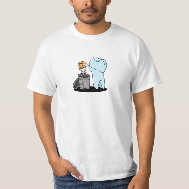 T-shirt do lixo do Dia das Bruxas (Frente)