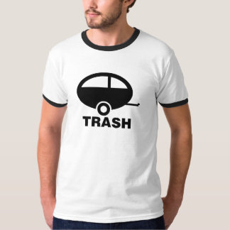 T-shirt do lixo do reboque