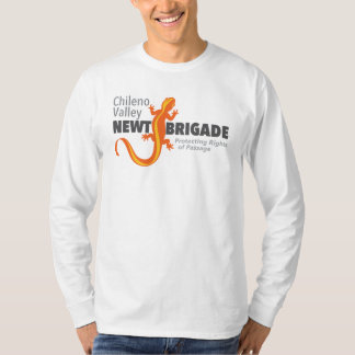 T-shirt do logotipo Chileno Valley Newt Brigade