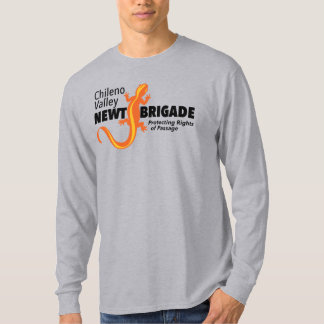 t-shirt do logotipo Chileno Valley Newt Brigade