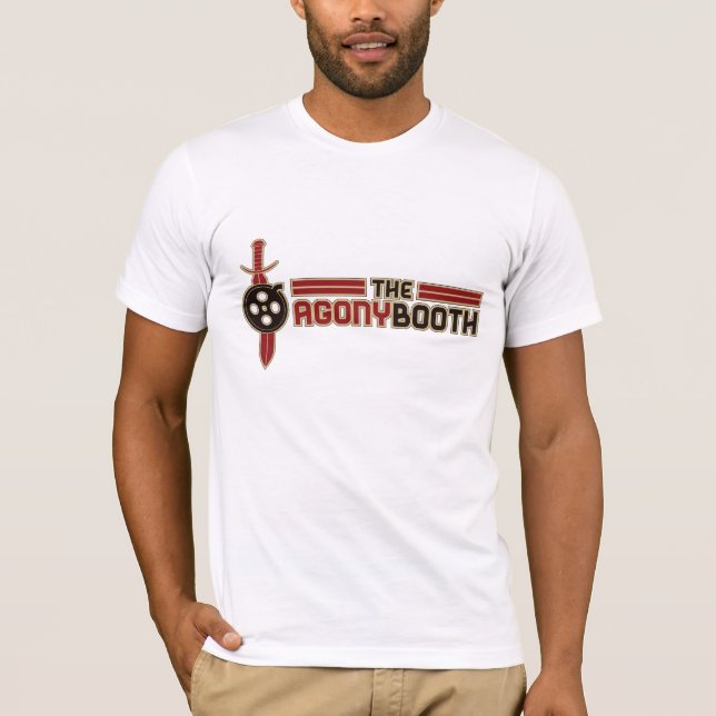 T-shirt do logotipo da cabine da agonia (Frente)