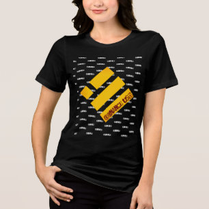 T-Shirt do LOGOTIPO DA MOEDA CRYPTO DA BINANCE USD