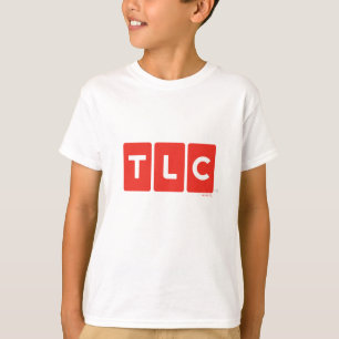 T-shirt do logotipo da rede do TLC