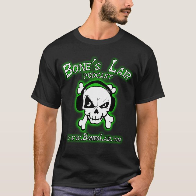 T-shirt do logotipo da toca do osso (Frente)