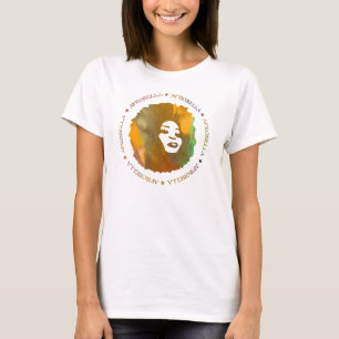T-shirt do logotipo de Afrobella