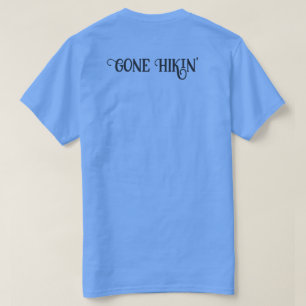 T-Shirt do logotipo de caminhada personalizado