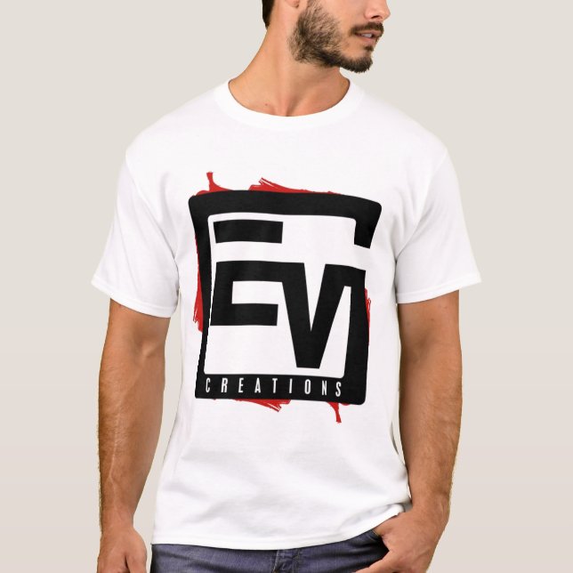 T-shirt do logotipo de EV (Frente)