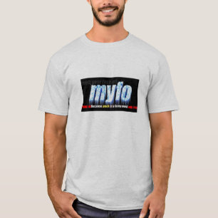 T-shirt do logotipo de MYFO