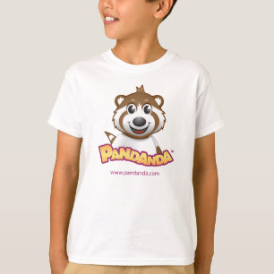 T-shirt do logotipo de Pandanda
