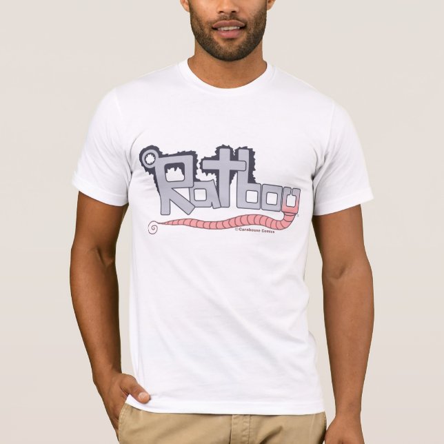 T-shirt do logotipo de Ratboy (Frente)