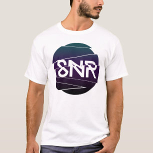 T-shirt do logotipo de SNR